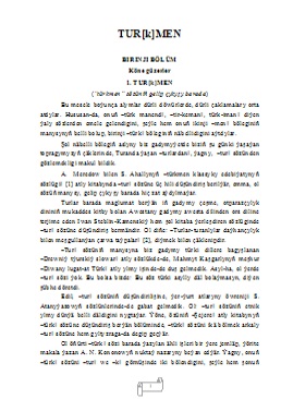 Türkmen sözüniň gelip çykyşy boýunça aýratyn kitap